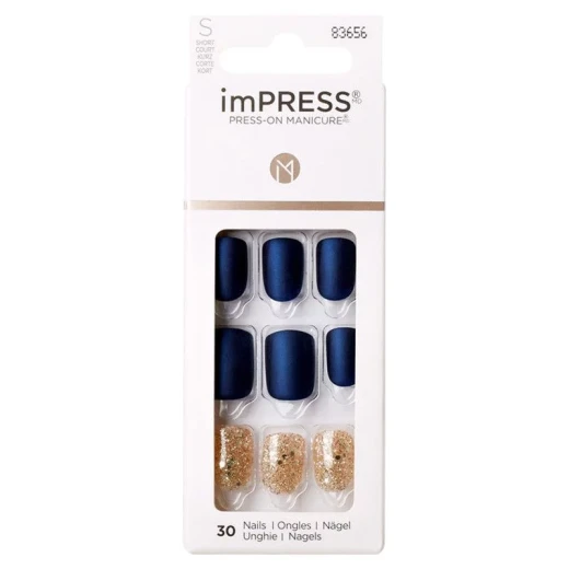 KISS Impress Press On Nails Wannab (kim005c) - Get a Salon Quality Manicure in Minutes at Home, Perfect for Events and Travel, 2022 Collection