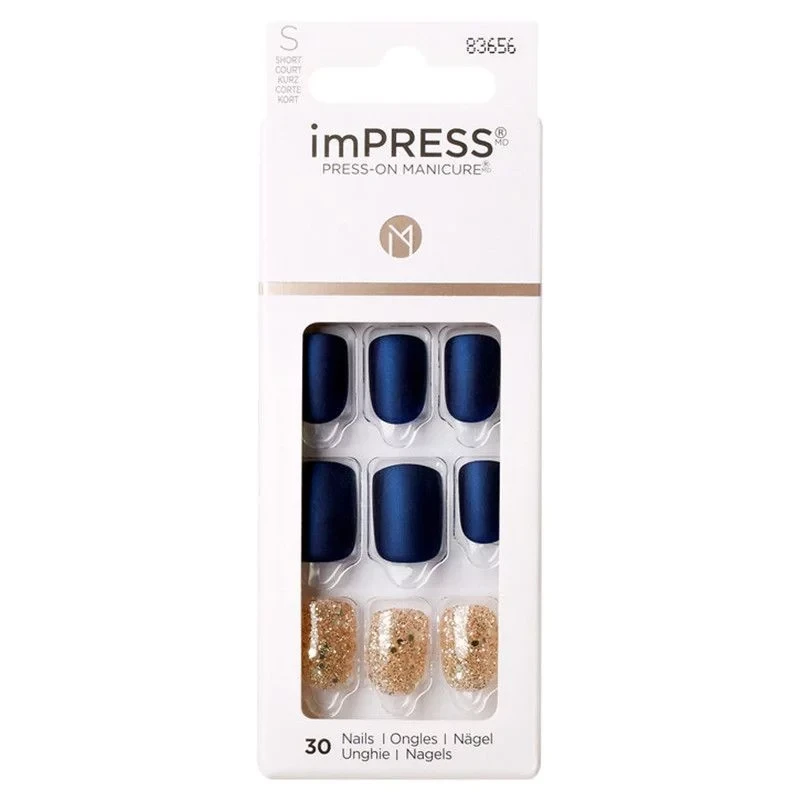 KISS Impress Press On Nails Wannab (kim005c) - Get a Salon Quality Manicure in Minutes at Home, Perfect for Events and Travel, 2022 Collection - Kiss