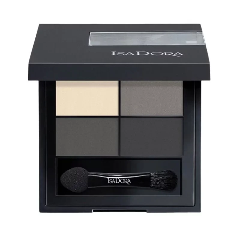 Isadora Eyeshadow Quartet 03 Versatile Blendable Four Coordinated Shades for Everyday and Smoky Looks - Isadora