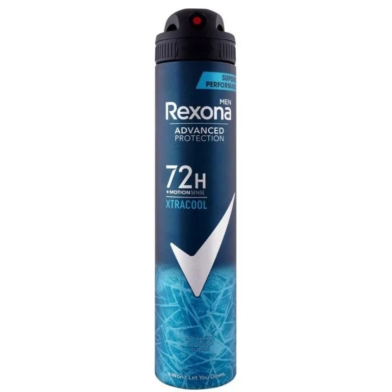 Rexona Men Deodorant Spray Blue Scent 200ml Long-Lasting Freshness Quick Drying Formula - Rexona