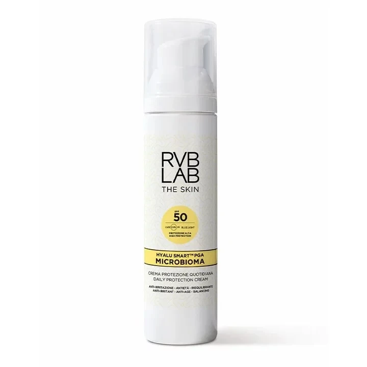 Microbioma Daily Protection Cream for Enhanced Skin Defense and Comfortable Hydration, Shielding from External Stressors - Rvb lab