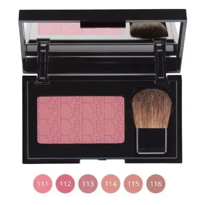 RVB Lab Powder Blush Shade 112 Natural Flattering Flush Buildable Color Smooth Blendable Finish - Rvb lab makeup