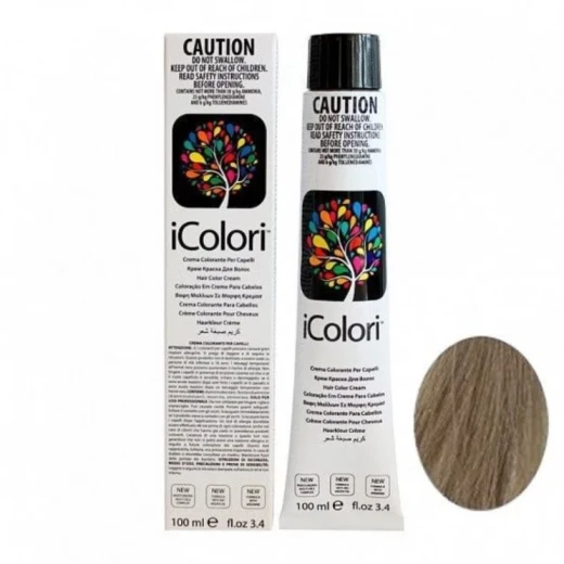 Kaypro Icolori Hair Color Cream 100 ml Shade 8.1 Professional Permanent Hair Dye for Even Toning and Grey Coverage Kaypro Icolori Hair Color Cream 100 ml Shade 8.1 Professional Permanent Hair Dye for Even Toning and Grey Coverage