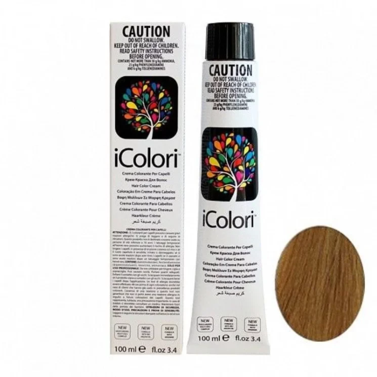 Kaypro Icolori Hair Color Cream 100 ml Shade 8.3 Professional Salon Quality Vibrant Even Finish - Kaypro