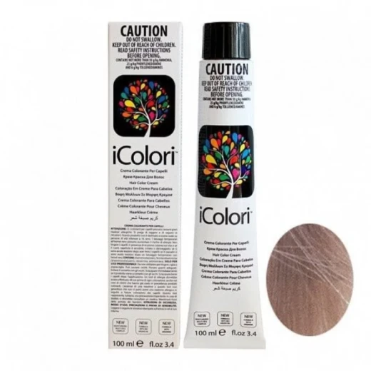 Kaypro Icolori Hair Color Cream 100 ml Shade 8.12 Light Ash Blonde for Professional Salon Use and Home Application Kaypro Icolori Hair Color Cream 100 ml Shade 8.12 Light Ash Blonde for Professional Salon Use and Home Application