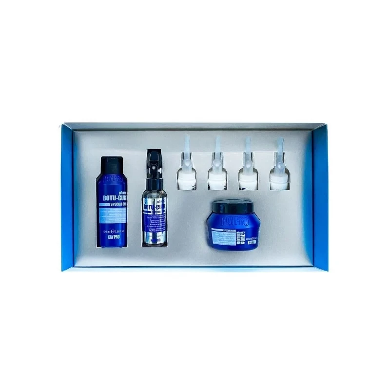 Kaypro Botu-Cure 4 Weeks Intensive Hair Treatment Kit for Damaged Hair Frizz Control and Shine Enhancement - Kaypro