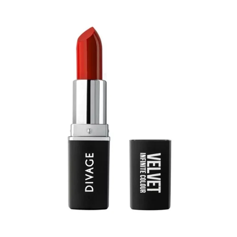 Divage Velvet Infinite Colour Lipstick Shade 3423 Rich Matte Finish Long-Lasting Hydrating - Divage