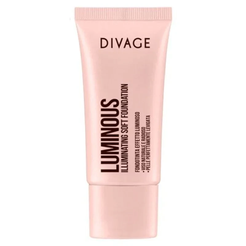 Divage Luminous Foundation Shade 04 Bronze for Even Skin Tone and Radiant Glow Buildable Light to Medium Coverage - Divage