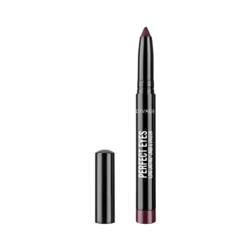 Divage Perfect Eyes Matte Liner & Eyeshadow No. 04 Purple Power 2-in-1 Versatile Wear - Divage