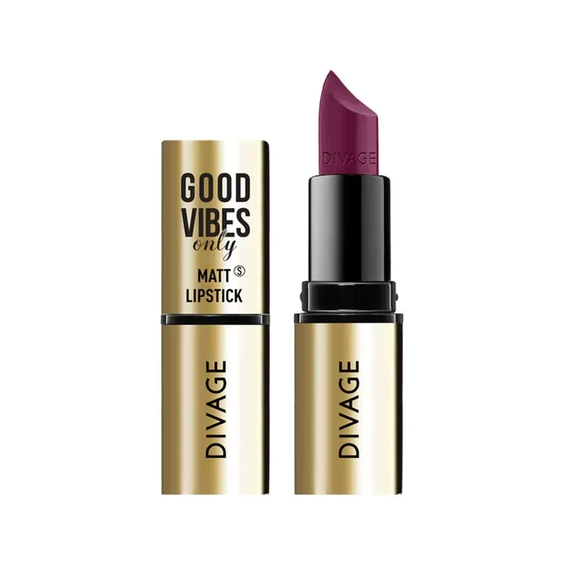 Divage Good Vibes Only Matt Superior Lipstick Shade 10 Long Lasting Velvety Finish - Divage
