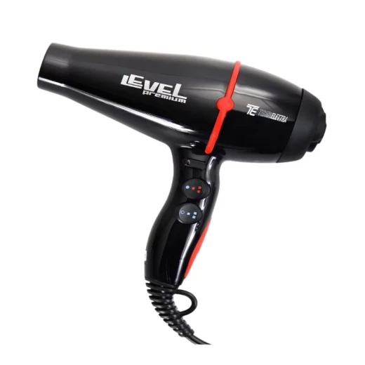 Tecno Elettra H Professional Hair Dryer Black Fast Drying Adjustable Heat and Airflow for Home and Salon Use Tecno Elettra H Professional Hair Dryer Black Fast Drying Adjustable Heat and Airflow for Home and Salon Use