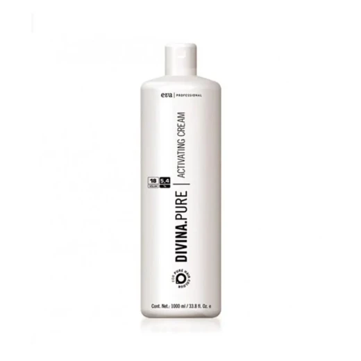 Eva Professional Div Pure Activating Cream 18 Volume Developer for Hair Color and Lightening Professional Salon Use Eva Professional Div Pure Activating Cream 18 Volume Developer for Hair Color and Lightening Professional Salon Use