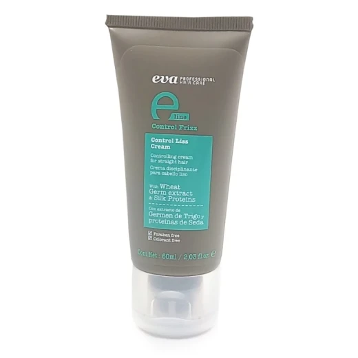 Eva Professional E-LINE Control Liss Smoothing Hair Cream 60 ml Travel Size for Frizz Control and Sleek Finish Eva Professional E-LINE Control Liss Smoothing Hair Cream 60 ml Travel Size for Frizz Control and Sleek Finish