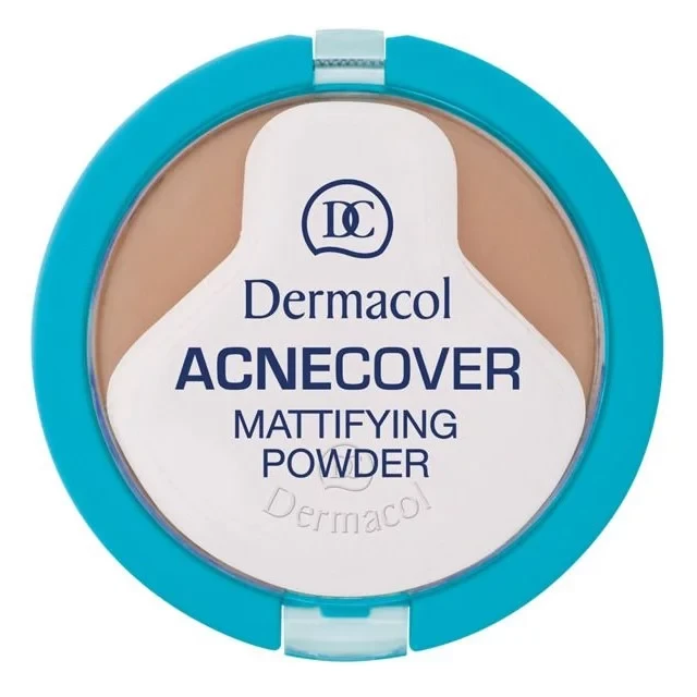 Dermacol Acnecover Pressed Powder Honey Shade for Blemishes and Shine Control Matte Finish - Dermacol