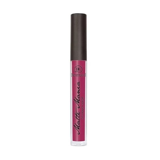 Dermacol Matte Mania Liquid Matte Lipstick Shade 34 Long Lasting Velvety Finish - Dermacol
