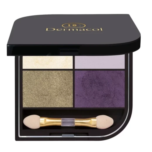 Dermacol Quatro Eyeshadow Palette No. 04 Versatile Day to Night Looks Buildable Color Blendable Formula Dermacol Quatro Eyeshadow Palette No. 04 Versatile Day to Night Looks Buildable Color Blendable Formula