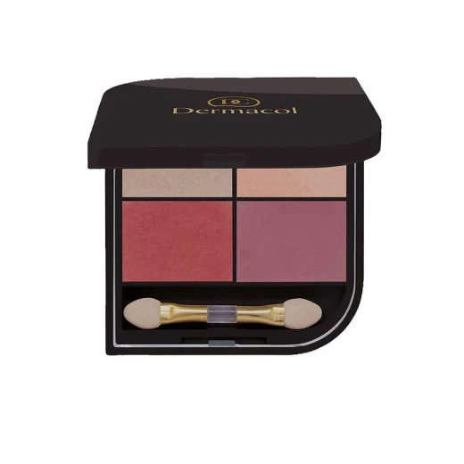 Dermacol Quatro Eyeshadow Palette 4 Coordinated Shades No. 08 Blendable Texture for Versatile Day to Night Looks Dermacol Quatro Eyeshadow Palette 4 Coordinated Shades No. 08 Blendable Texture for Versatile Day to Night Looks