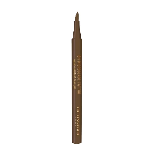 Dermacol 16 Hour Microblade Tattoo Effect Eyebrow Pen for Natural Hair Strokes and Defined Brows Shade 01 Dermacol 16 Hour Microblade Tattoo Effect Eyebrow Pen for Natural Hair Strokes and Defined Brows Shade 01