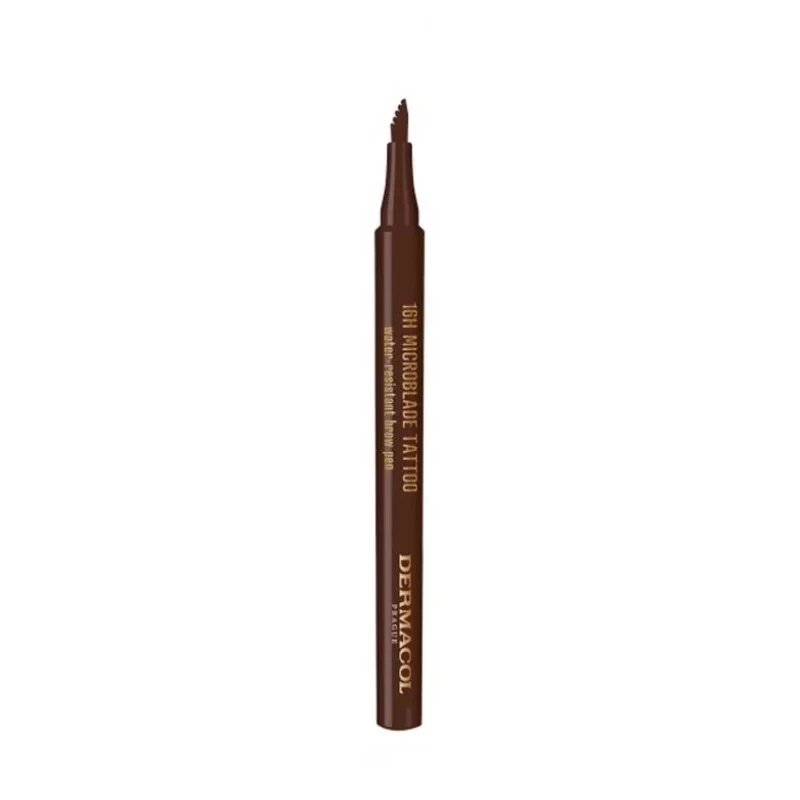 قلم حواجب ديرماكول 16 ساعة بتقنية الميكروبليد لرسم شعيرات طبيعية وتحديد الحواجب رقم 02 - DERMACOL