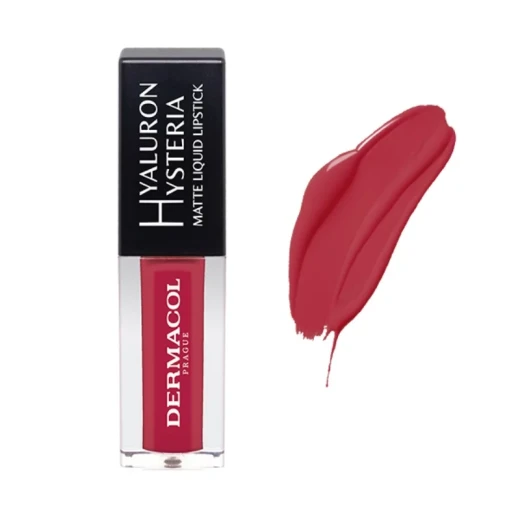 Dermacol Hyaluron Hysteria Matte Liquid Lipstick Shade 08 Velvety Finish Long Lasting Hydrating Dermacol Hyaluron Hysteria Matte Liquid Lipstick Shade 08 Velvety Finish Long Lasting Hydrating