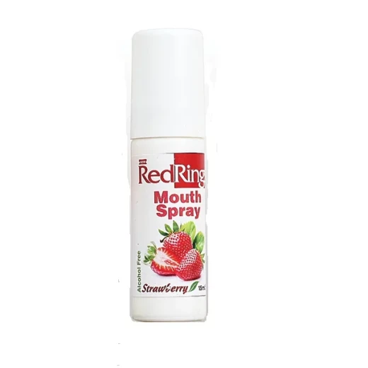 Redrings Strawberry Flavored Mouth Spray 15ml for Instant Fresh Breath On-the-Go Redrings Strawberry Flavored Mouth Spray 15ml for Instant Fresh Breath On-the-Go