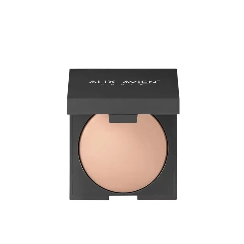 Alix Avien Baked Powder 258 Warm Pink Lightweight Setting Powder with Radiant Finish and Buildable Coverage - Alix Avien