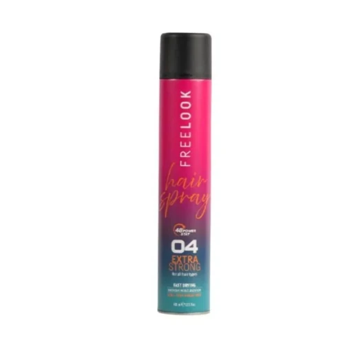 Freelook Hair Spray 04 Extra Strong Hold 400ml for Long Lasting Styles and Flyaway Control Freelook Hair Spray 04 Extra Strong Hold 400ml for Long Lasting Styles and Flyaway Control