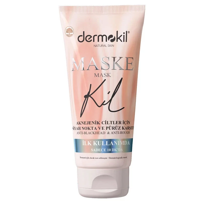 Dermokil Anti Blackhead Purifying Clay Mask 75 ml for Oily and Combination Skin - DERMOKIL