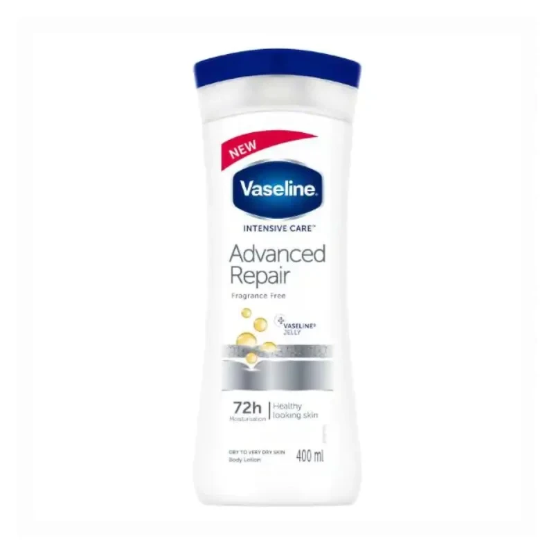 Vaseline Advanced Repair Body Lotion for Dry and Rough Skin 400ml Daily Moisturizer for Softer, Smoother Skin - Vaseline