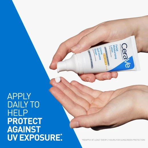 CeraVe AM Facial Moisturizing Lotion SPF 50, Daily Lightweight Moisturizer for Normal to Dry Skin, 52ml - CeraVe - Image 8