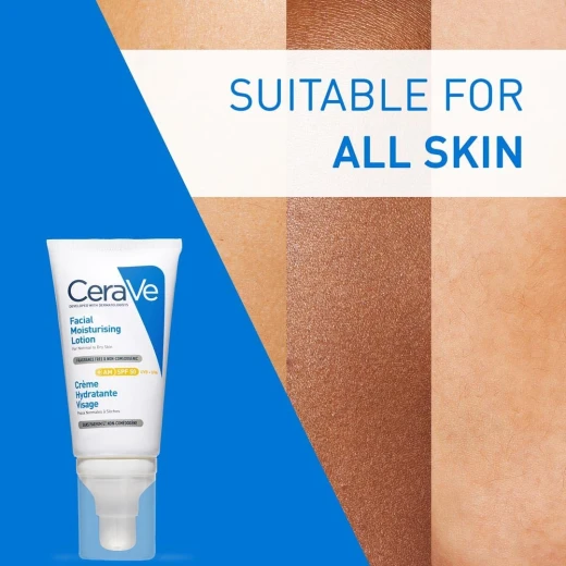 CeraVe AM Facial Moisturizing Lotion SPF 50, Daily Lightweight Moisturizer for Normal to Dry Skin, 52ml - CeraVe - Image 2