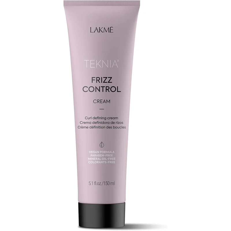 Lakme Teknia Frizz Control Cream 150ml, Anti-Frizz Styling for Dry and Curly Hair - lakme