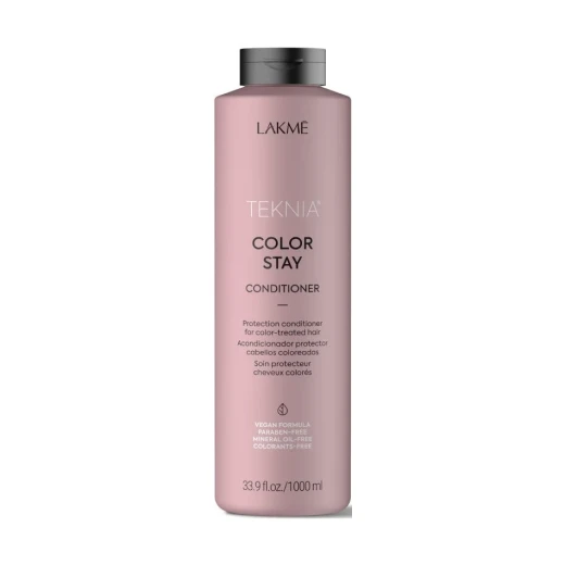 Lakme Teknia Color Stay Conditioner 1000ml, Color Protection, Hydrating Formula - Image 2