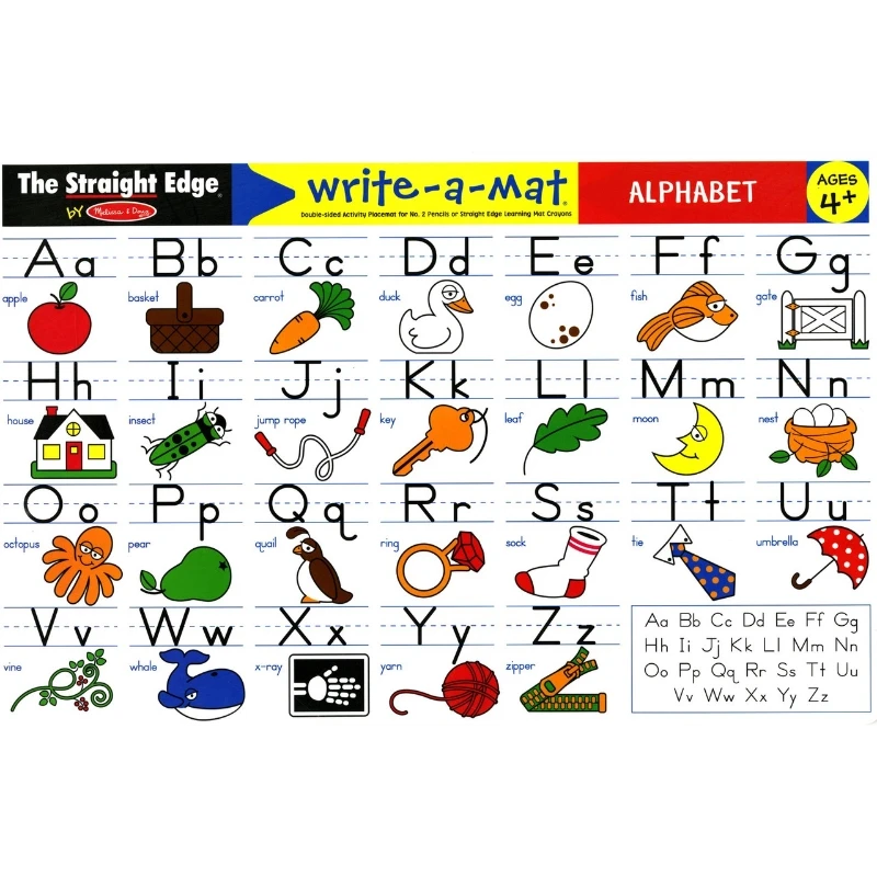 Alphabet Write-A-Mat (Bundle of 6) - Melissa & doug