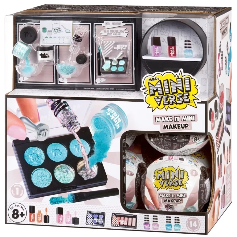 Miniverse Makeup Collection Series 1 DIY Miniature Makeup Set Creative Gift for Girls Realistic Makeup - Miniverse