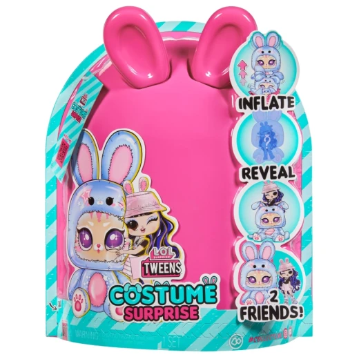 L.O.L. Surprise Tweens Costume Surprise Aya Cherry Fashion Doll with Inflatable Bunny Costume