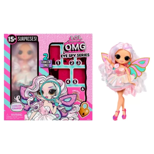 L.O.L. Surprise O.M.G Eye Spy Series, Fairy Doll | Fashion Doll with Trendy Outfits, Accessories, Poseable Body & Styleable Hair L.O.L. Surprise O.M.G Eye Spy Series, Fairy Doll | Fashion Doll with Trendy Outfits, Accessories, Poseable Body & Styleable Hair