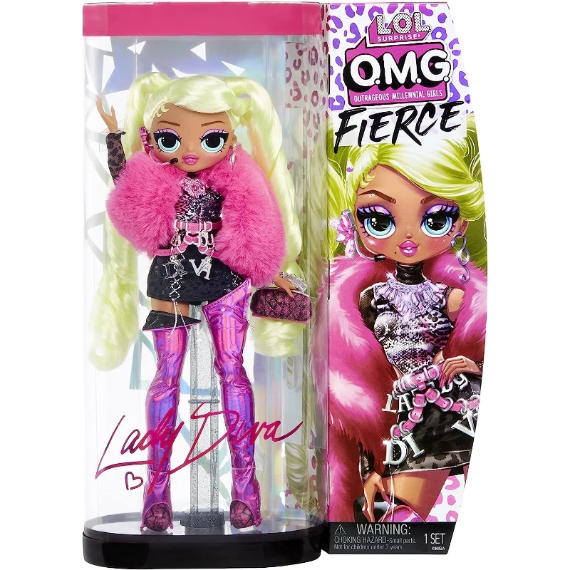 L.O.L. Surprise 707 O.M.G Fierce Dolls- Lady Diva - Mga entertainment