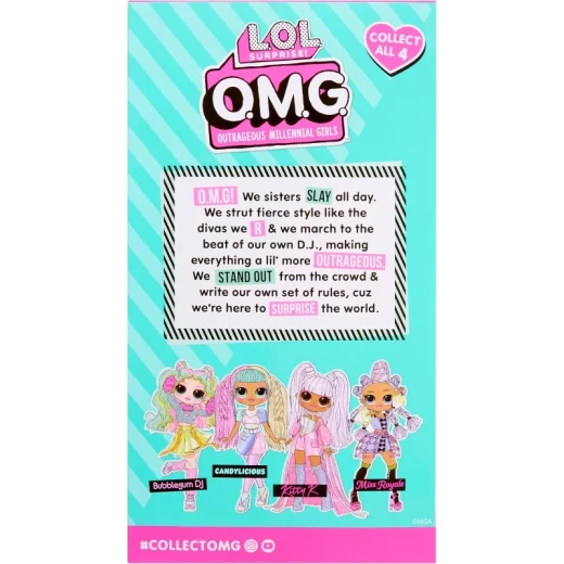 إل. أو. إل. سوربرايز O.M.G – دمية كيتي كيه، دمية أزياء قابلة للجمع مع ملابس وإكسسوارات أنيقة، مثالية للأطفال ومحبي الدمى للعب التخيلي والعرض - إم جي أيه إنترتينمنت - Image 5