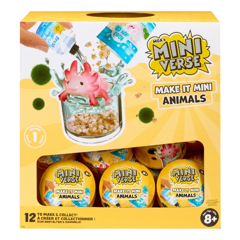 Miniverse Make It Mini Animals Collectibles- 24 Pcs- PDQ - Mga entertainment