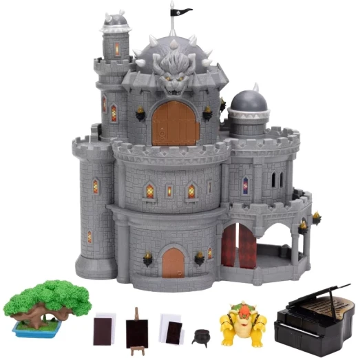 Nintendo Super Mario Galaxy Movie Deluxe Bowser Castle Playset, Large Collectible Playset Inspired by Bowser’s Castle, Featuring Detailed Design for Action Play and Display - Jakks Pacific - Image 3