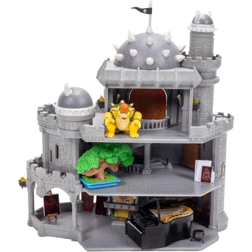 Nintendo Super Mario Galaxy Movie Deluxe Bowser Castle Playset, Large Collectible Playset Inspired by Bowser’s Castle, Featuring Detailed Design for Action Play and Display - Jakks Pacific - Image 4