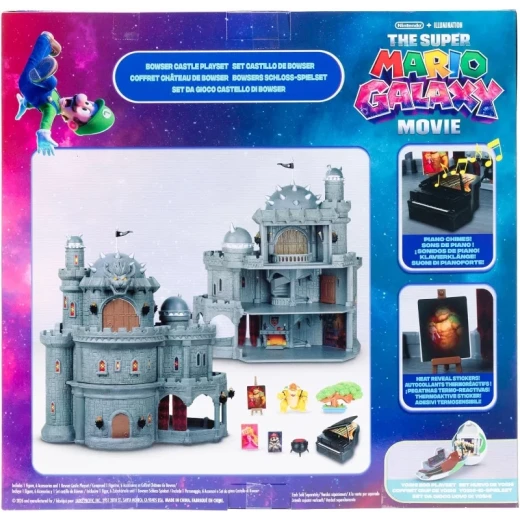 Nintendo Super Mario Galaxy Movie Deluxe Bowser Castle Playset, Large Collectible Playset Inspired by Bowser’s Castle, Featuring Detailed Design for Action Play and Display - Jakks Pacific - Image 9