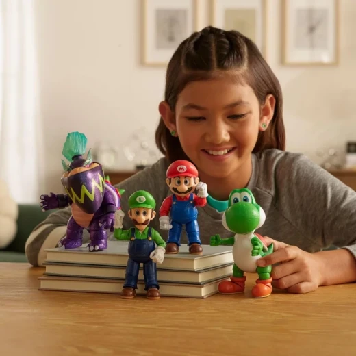 Nintendo Super Mario Galaxy Movie 5-Inch Figures 4-Pack, Collectible Action Figure Set Inspired by Super Mario Universe, Featuring Detailed Characters for Play and Display - Jakks Pacific - Image 6