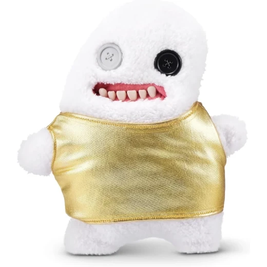 Fuggler 9-Inch Gold Fuggs Plush Series 1 – Splodge, Collectible Quirky Gold Plush Toy with Funny Unique Character Design for Display, Gifting, and Fans - Zuru - Image 3