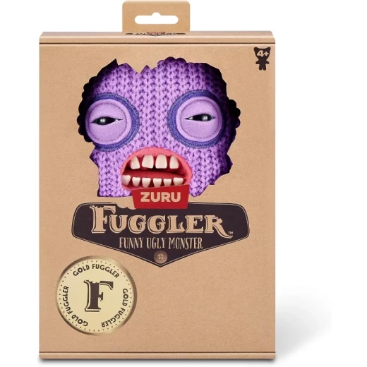 Fuggler 9-Inch Gold Fuggs Plush Series 1 – Mr Needles, Collectible Quirky Gold Plush Toy with Unique Funny Design for Display, Gifting, and Fans - Zuru - Image 2