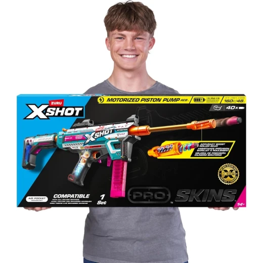 X-Shot Skins Pro Motorized Piston Pump Blaster Series1 - Zuru - Image 9