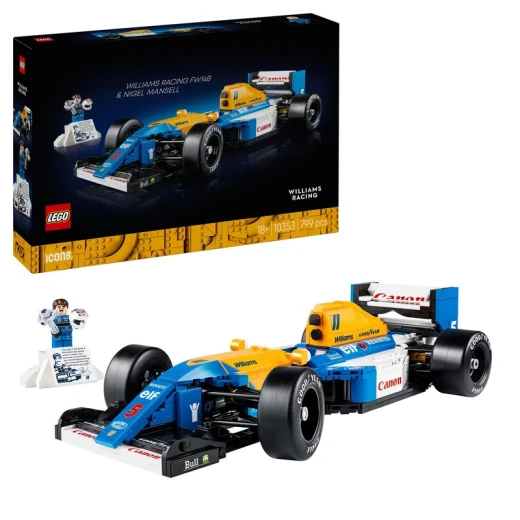 LEGO Williams Racing FW14B & Nigel Mansell – 799 Pieces, Iconic Formula 1 Building Set for Kids & Collectors LEGO Williams Racing FW14B & Nigel Mansell – 799 Pieces, Iconic Formula 1 Building Set for Kids & Collectors