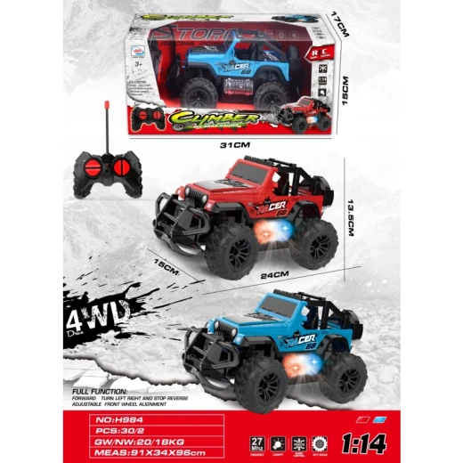 RC Jeep Off Road 1:14 4-Way RC Jeep Off Road 1:14 4-Way