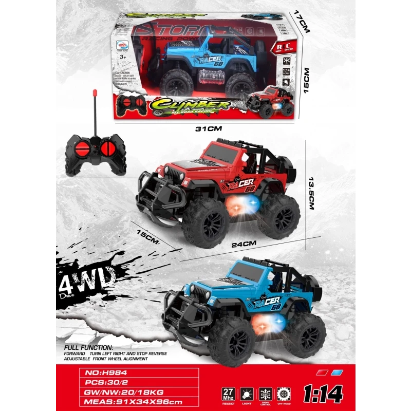 RC Jeep Off Road 1:14 4-Way